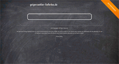 Desktop Screenshot of geigerzaehler-lieferbar.de